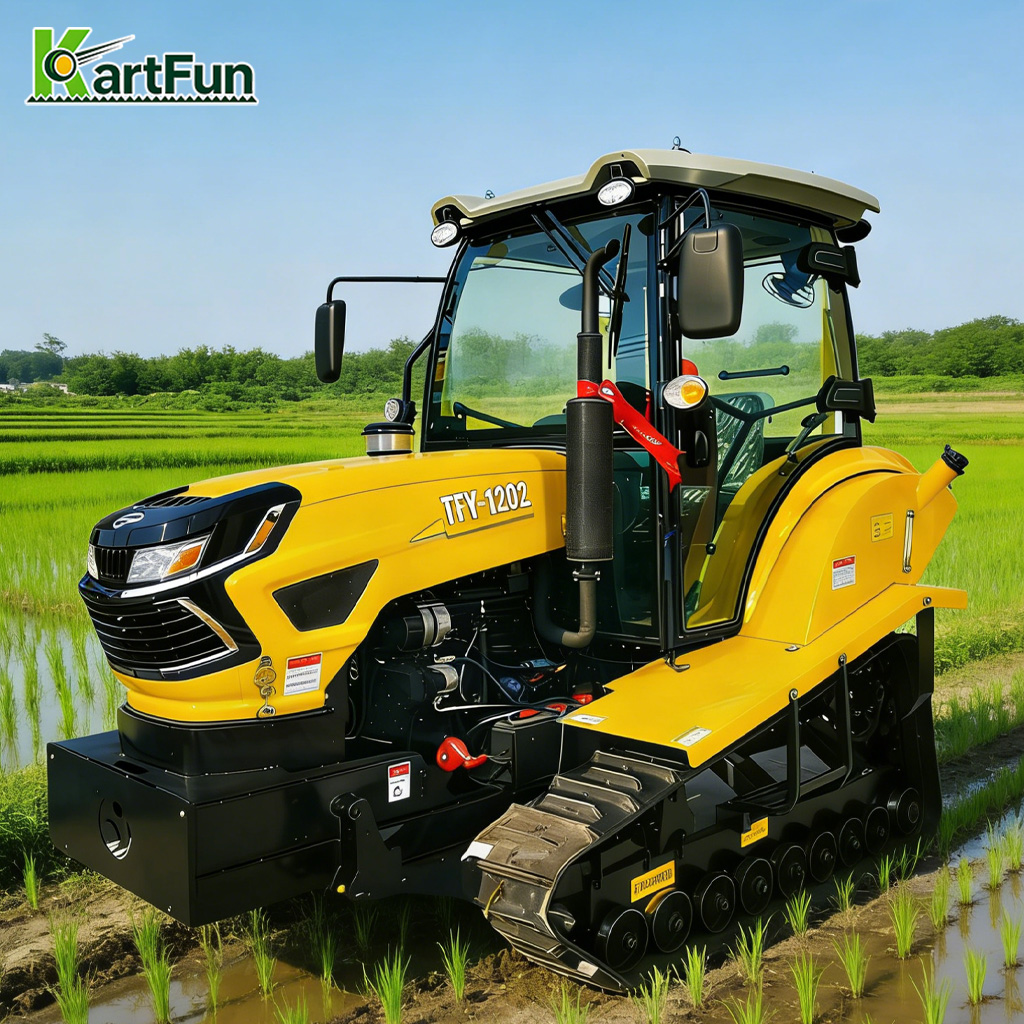 Tractor Backhoe - Ciężki traktor gąsienicowy do prac rolniczych