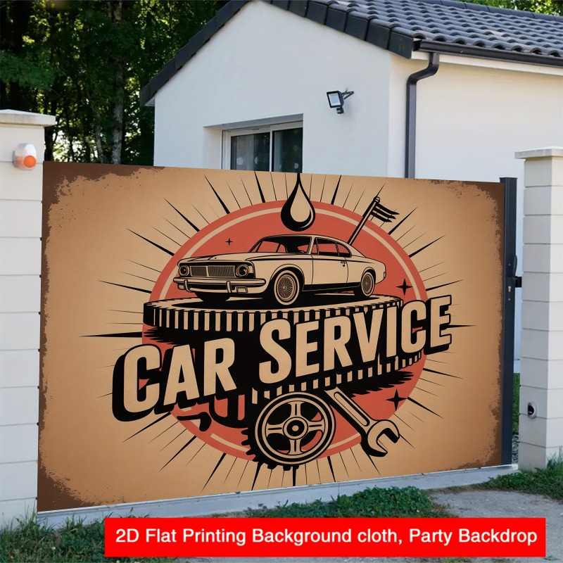 Duży retro baner serwisu samoc – Heavy Equipment Mechanic recenzja i cena
