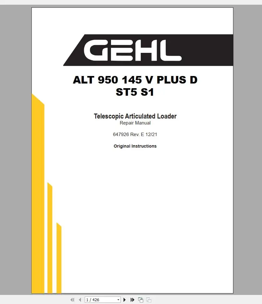 SpecDiag GEHL Machinery Heavy  – Heavy Equipment Electrical Pdf recenzja i cena