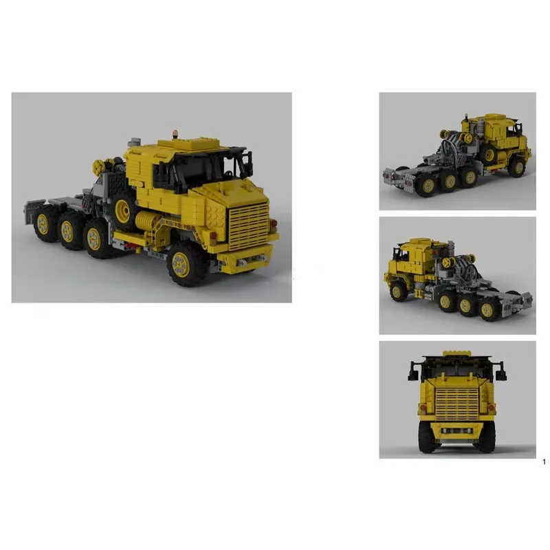 MOC-34802 Żółta Ciężarówka M10 – Heavy Equipment Yellow recenzja i cena